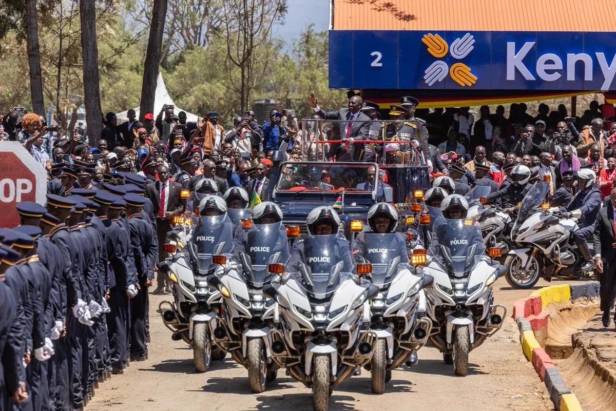 Over 6,000 Police Recruits Pass Out in Kiganjo Parade