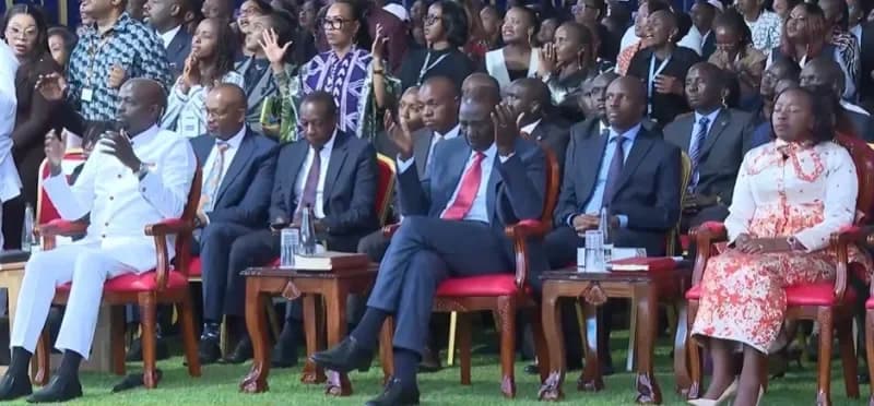 Ruto Joins Thousands of Worshippers at Rhema Feast in Uhuru Park